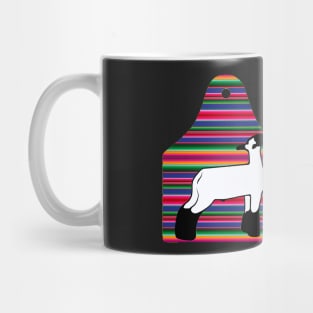 Serape Ear Tag - Market Lamb 1 - NOT FOR RESALE WITHOUT PERMISSION Mug